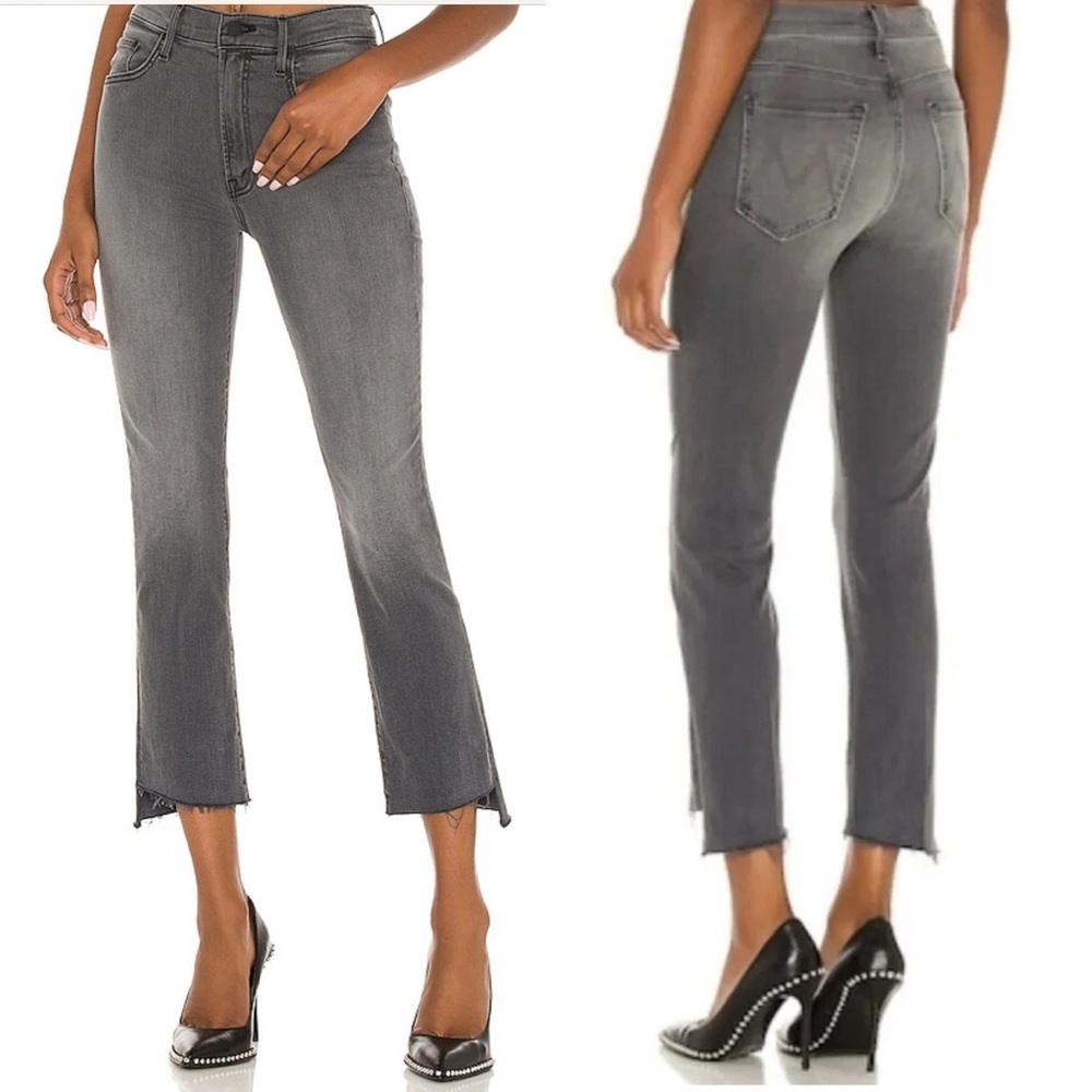 Mother Insider Crop Step Fray Dancing in the Moonlight Jeans Size 26
